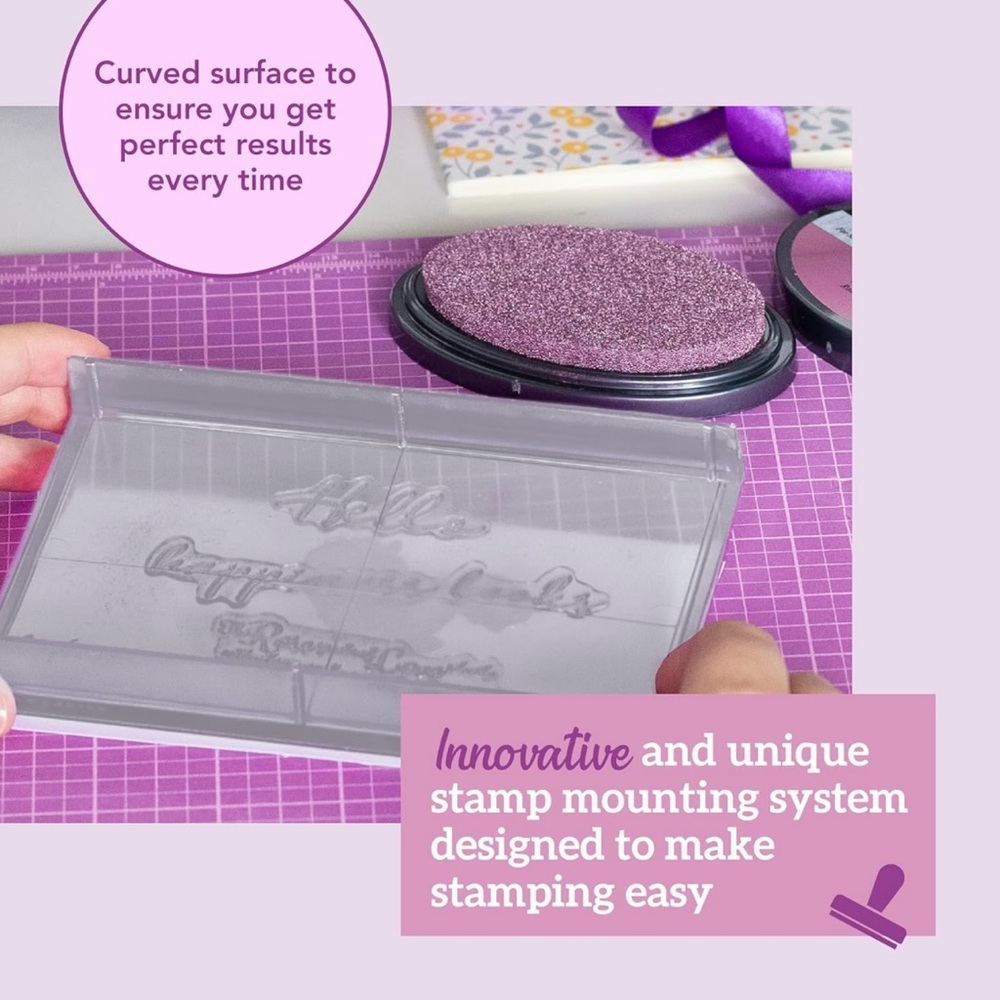 Crafter's Companion ROCK-A-BLOCK stamping Tools 4 pcs - Picture 4 of 7